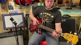 Video thumbnail for 1966 Framus 5/150 Star Bass hollowbody bass guitar by Jake Wildwood & Co