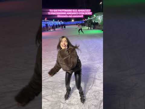SOFIA DE ROSE E IL SUO TREND SUL GHIACCIO ❤️❤️ #tiktok #shorts #perte #sofiaderose #pattinaggio