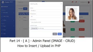 Part 14-A-Admin Panel(IMAGE-CRUD): How to Insert/U