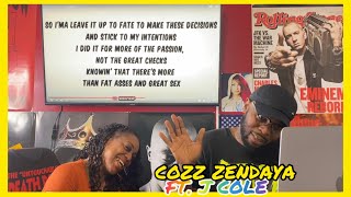 COZZ ZENDAYA FT. J COLE (REACTION) 🔥🔥