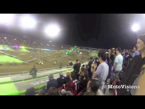 Justin Hoeft Crash at Monster Cup 2013