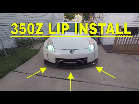 350Z Front Lip Install