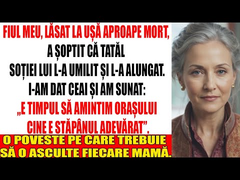 Fiul meu a fost lăsat la ușa mea, abia viu. El a șoptit: „Este tatăl soției mele…”