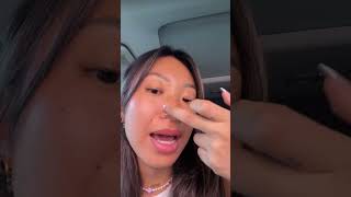 How to put on a L shape nose ring