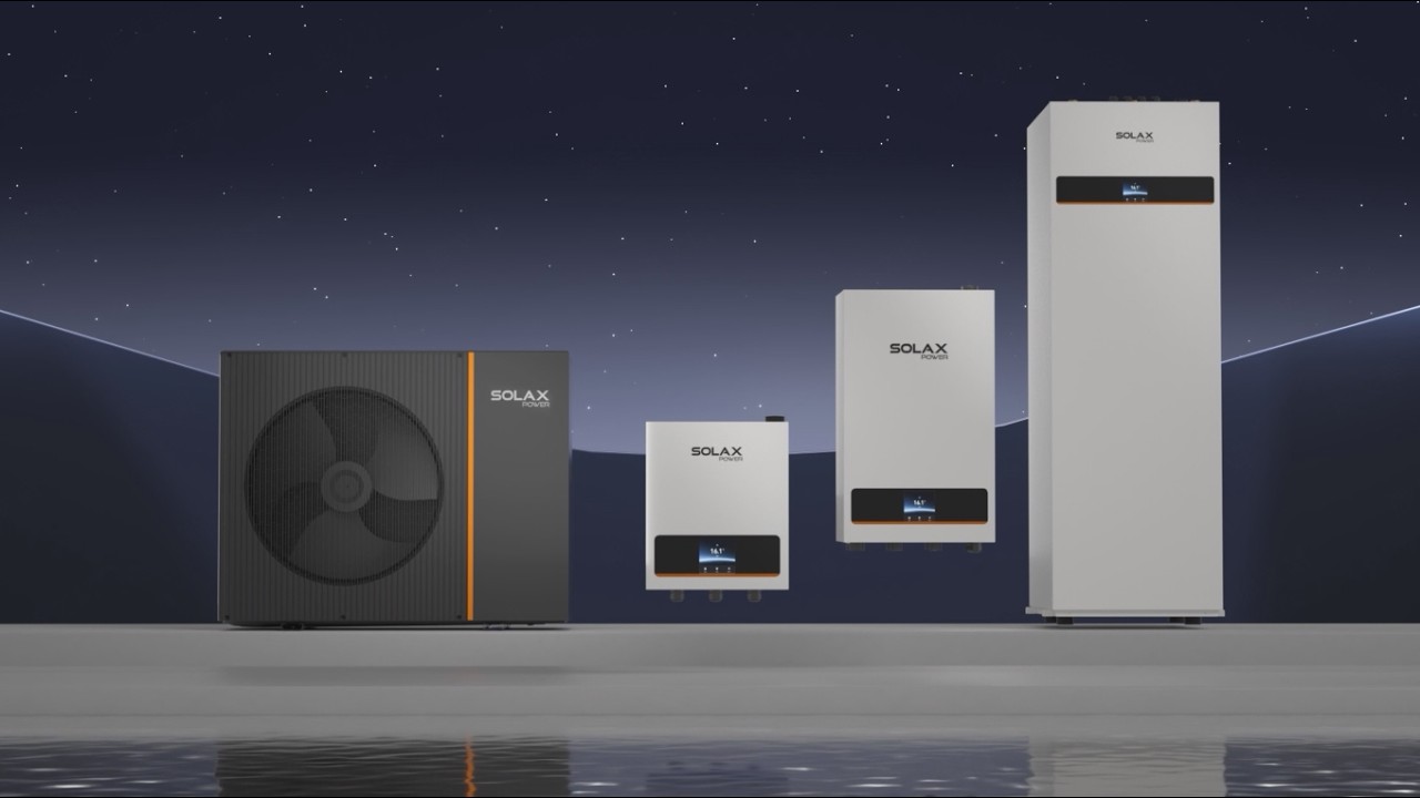 SolaX eco-friendly R290 heat pump with A+++ energy efficiency video