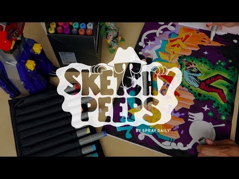 SKETCHY PEEPS 011 - Druid