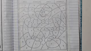 Pinte O Desenho De Acordo Com A Legenda