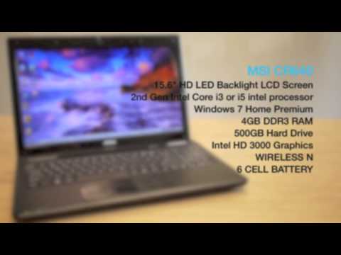 MSI CR640 Laptop Review