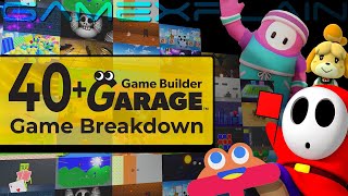 Mario Party, Fall Guys, & Animal Crossing in Game Builder Garage?! - All 40+ Games Breakdown