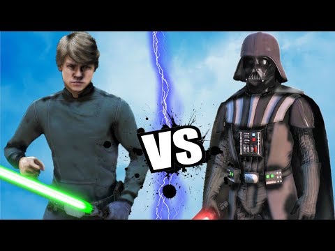 Darth Vader Vs Luke Skywalker - Epic Battle