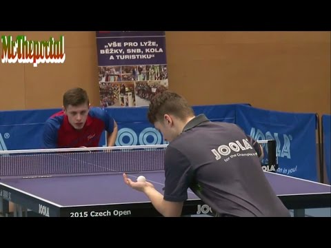 Table Tennis Czech Junior Championships 2016 - Tomas Polanski Vs Patrik Klos -