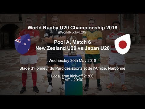 Live: World Rugby U20 Championship - New Zealand U20 v Japan U20