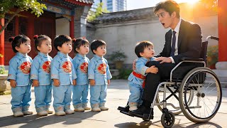 Five years later, she returns with quintuplets and delights the CEO