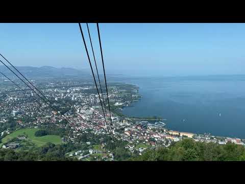 Seilbahnfahrt auf den Pfänder (Bregenz)  4K