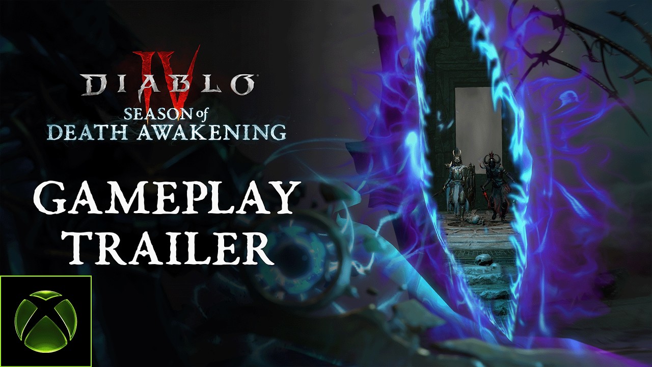Diablo IV Season of Death Awakening official gameplay trailer still
