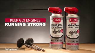 Improve GDI engine performance with CRC GDI IVD Intake Valve & Turbo Cleaner