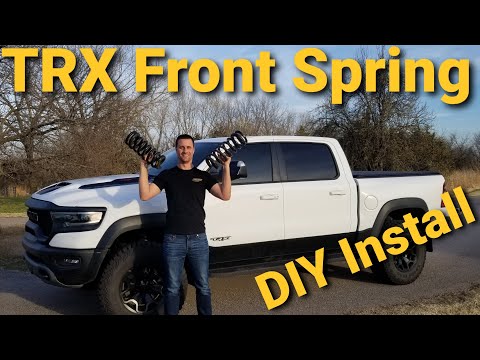 RAM TRX Front Spring Swap DIY Install Guide