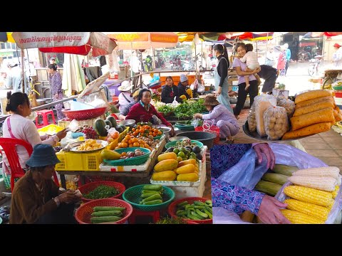 Chamkar Doung Market On 15-01-20 - Morning Walk Around In Phnom Penh