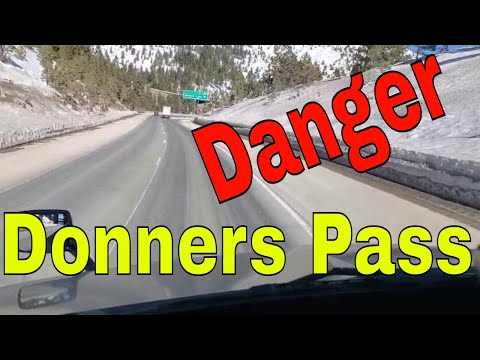 I-80 Donners California Pass Done The DANGEROUS Way | Red Viking | Werewolf | Trucker | RVT