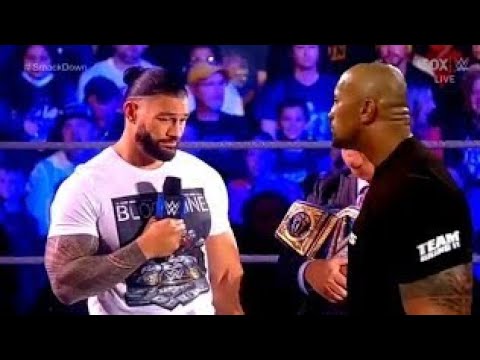 | The Rock Return And Challenge Roman Reigns | WWE SmackDown Highlights