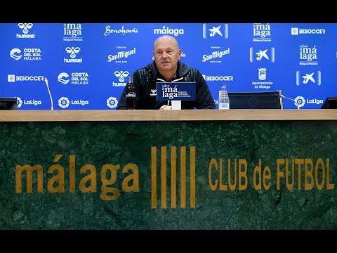 Pepe Mel, entrenador del Málaga CF: 