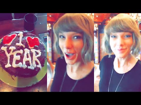 Taylor Swift and Calvin Harris Celebrate Their 1-Year Anniversary with homemade Cake thumnail