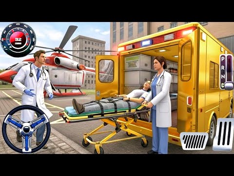 Real New Ambulance Rescue Driving 3D Simulator 911 US Emergency Landing 2026 Android Gameplay