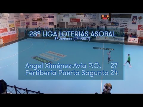 LIGA LOTERIAS ASOBAL J08 Ángel Ximénez-Avia P.G. - Fertiberia Puerto Sagunto 27 - 24