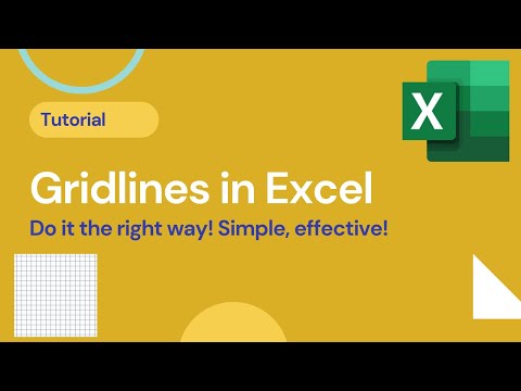 How to remove gridlines in Excel? Don't make this mistake!!