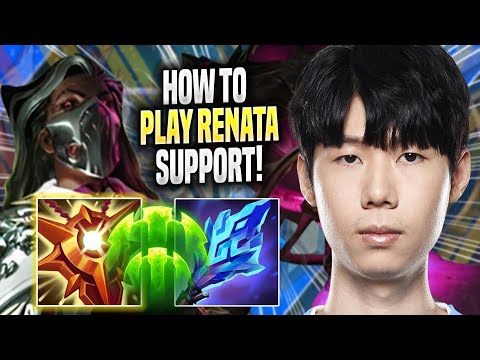 LEARN HOW TO PLAY RENATA SUPPORT LIKE A PRO! - GEN Lehends Plays Renata SUPPORT vs Nautilus!