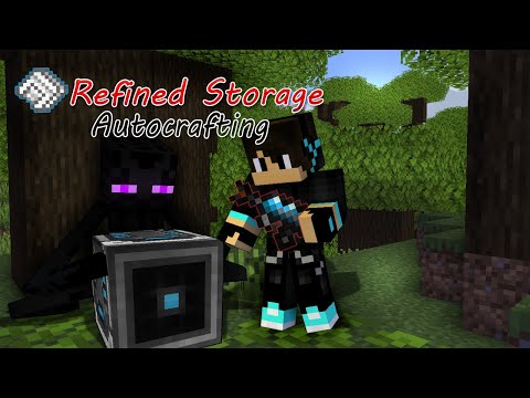 Minecraft Refined Storage: Autocrafting mit Fertigungseinheit Tutorial german [1.19 & 1.18]