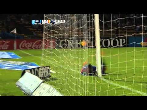 Escudero lo tuvo de tiro libre. Belgrano 1 - Crucero 0. Fecha 10. Primera División 2015. FPT.