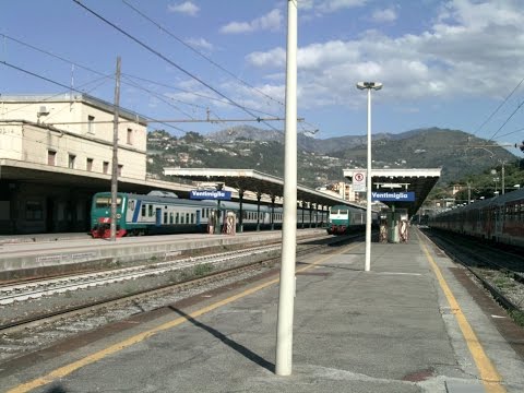 I treni della stazione di Ventimiglia