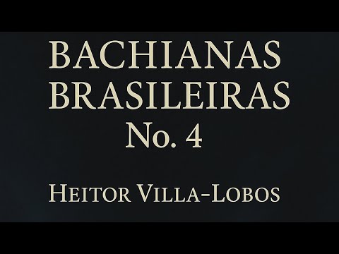 Villa-Lobos - Bachianas brasileiras No. 4 - Victor Diaz Hurtado, piano