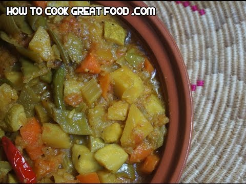 Ethiopian Food Mixed Vegetable Vegan Mild Stew - alicha recipe