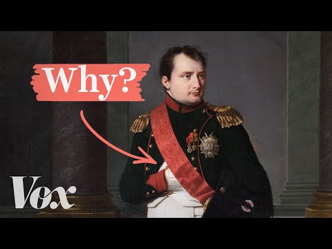 拿破崙失蹤的手，解釋 (Napoleon's missing hand, explained)
