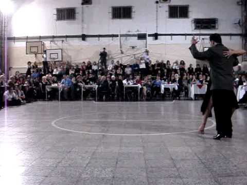  Ezequiel Paludi  and  Geraldine Rojas  are  dancing  to  the  milonga  "  Ella Es Asi  "