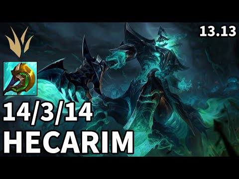 Hecarim Jungle vs Fiddlesticks - KR Master | Patch 13.13
