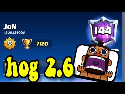 2.6 HOG CYCLE  🏆 JoN 7100  gameplays👈 Clash Royale