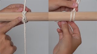 DIY Macrame - 2 Ways to Attach Rope/Cord to Your Wall Hanging to Hang It!