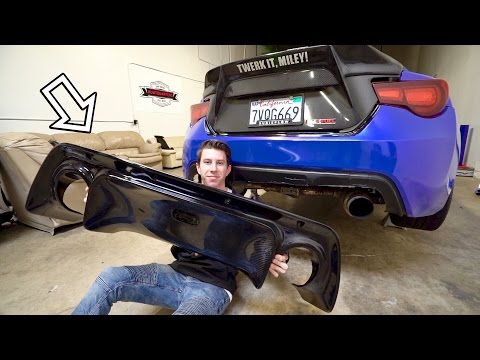 Carbon Fiber Rocket Bunny Diffuser Install!