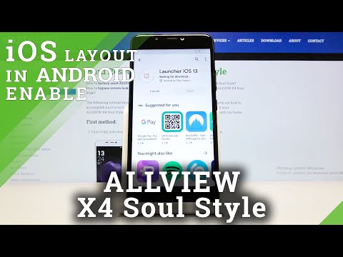 How to Download and Install iOS Launcher in ALLVIEW X4 Soul Style – Install iOS Menu
