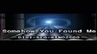 Cover art for Somehow You Found Me