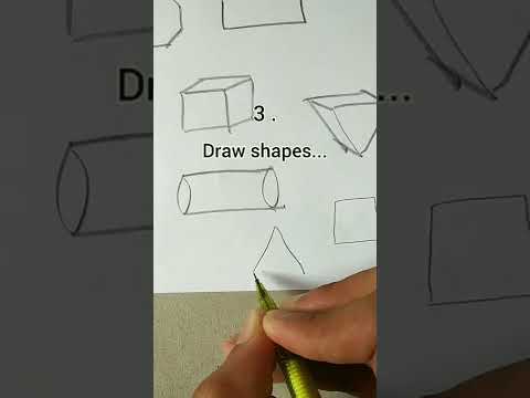 The best way to practice drawing🔥 (5 basic exercises) #shorts #howtodraw
