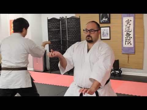 The jump from the kata "Enpi."