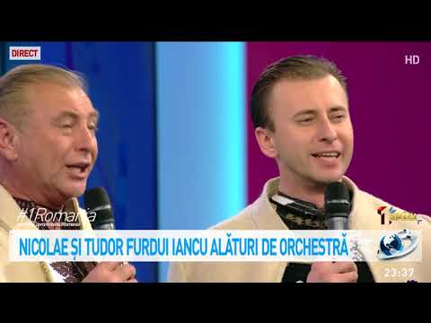 Nicolae și Tudor Furdui Iancu alături de orchestră