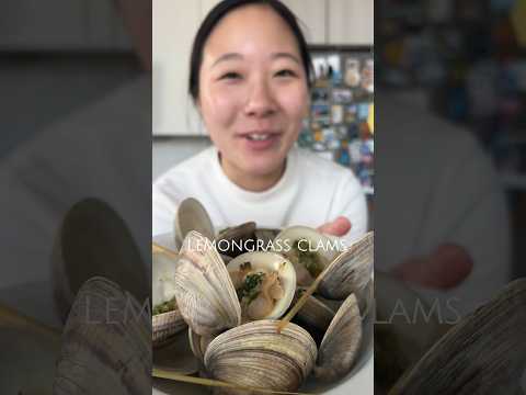 Amêijoas com capim-limão #easyrecipe