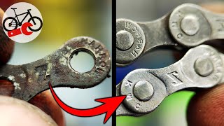 How to remove rust from a bike chain. Restoring the bicycle chain