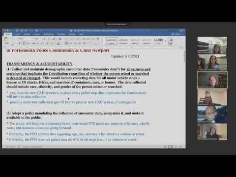 Police Commission 1.12.2021