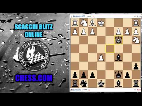 CHESS Online Games 14 - chess.com - Sacrifice me or Sacrifice you? - daviddol vs Faraone2000 LIVE